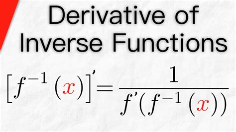 Unlock Inverse Derivative Mastery: Easy Steps to Calculus Success
