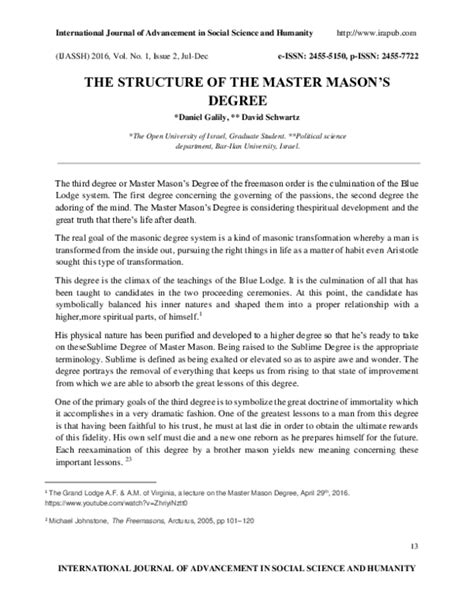 Famous Master Mason Degree Pdf More