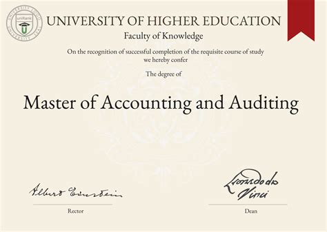 master of accounting