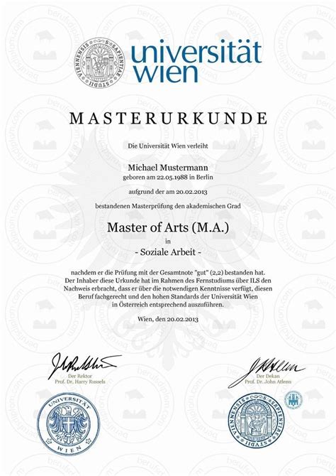 master of business administration deutsch