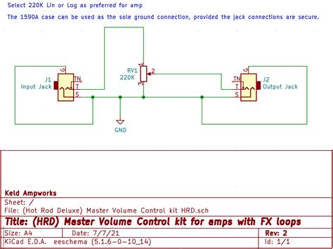 Master Volume Through Effects Loop