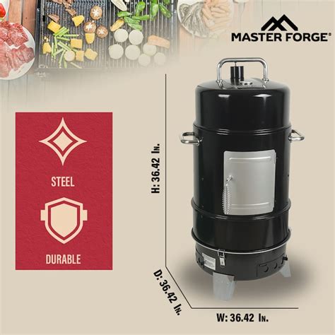 Zoomed Master Charcoal Smoker Barbecue Smoker, Grilling, Baby