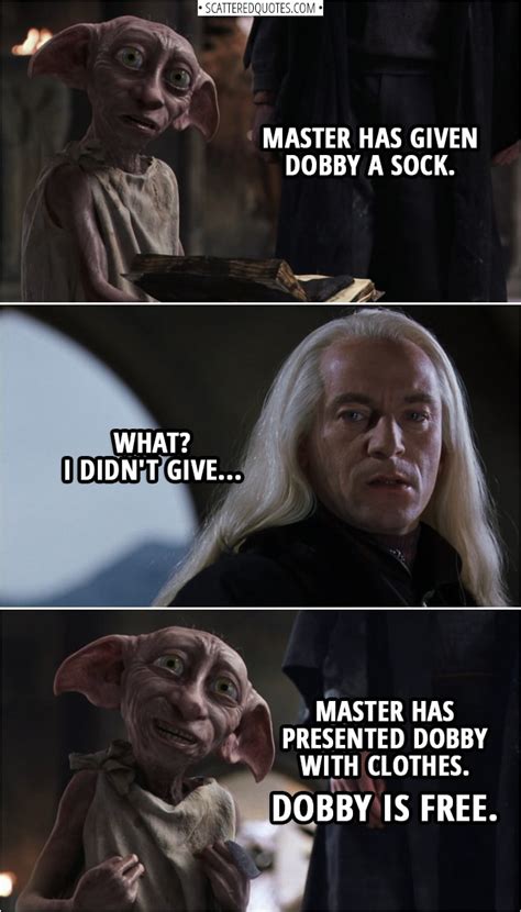 Master Has Given Dobby A Sock