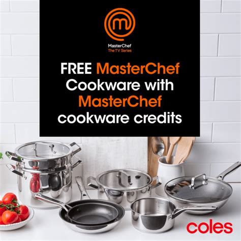 masterchef cookware coles 2023