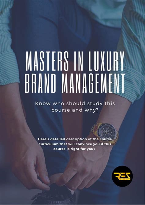 masters in luxury brand management australia