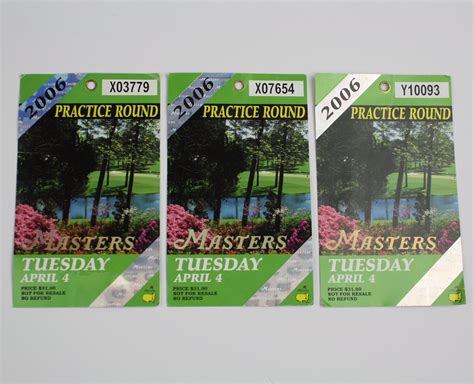 masters practice round tickets