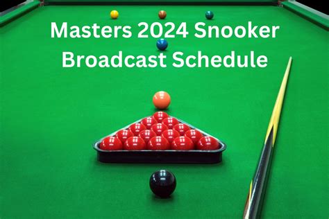 masters snooker 2024 tv coverage