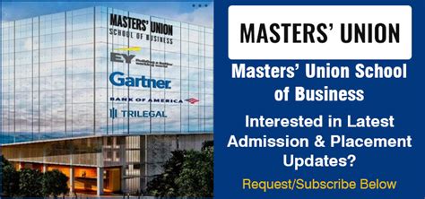 masters union school of business mba