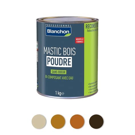 Mastic à bois en cartouche couleur sapin 300 ml Sintobois SINTO