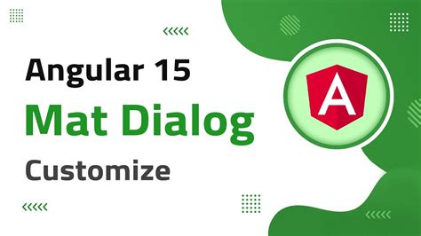 Mat Dialog Material Angular