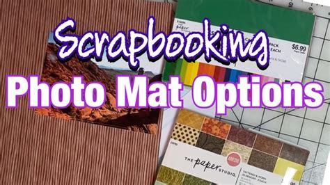 Mat Stacks Scrapbooking