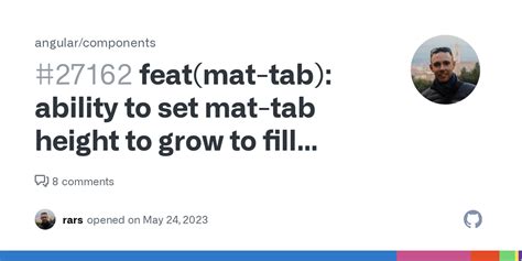 Mat Tab Height