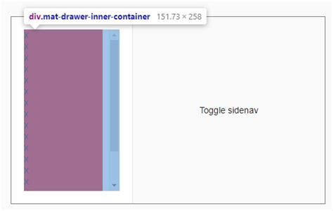 Mat-Drawer Angular Stackblitz