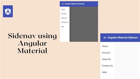 Mat-Sidenav Angular Material