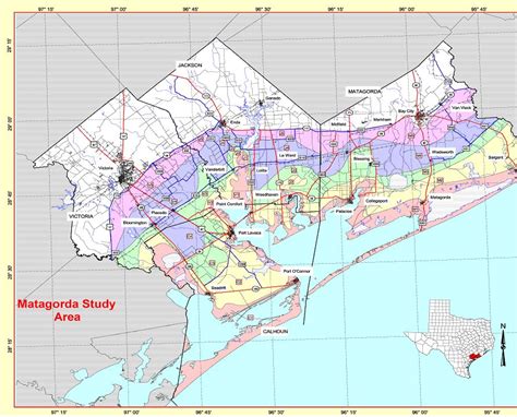 matagorda county cad maps