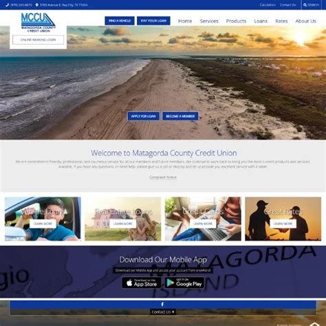 matagorda county credit union login