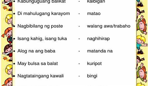 matalinhagang salita - philippin news collections