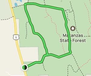 matanzas state forest trail map