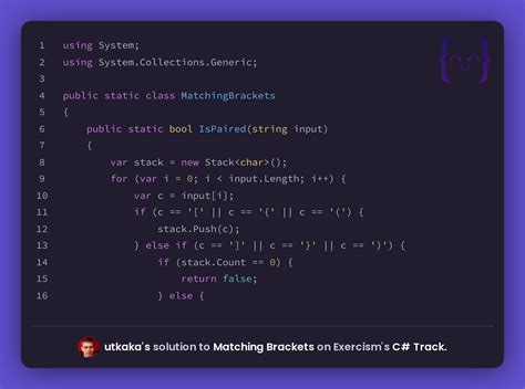 Match Code Brackets