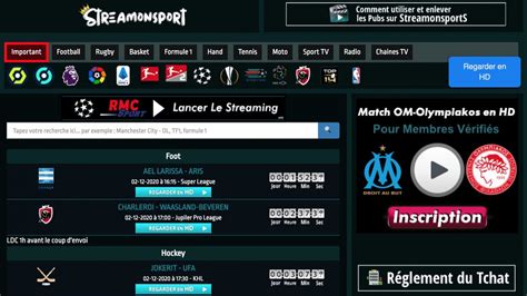 match de foot streaming live gratuit