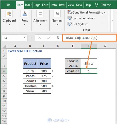 Match Excel Array
