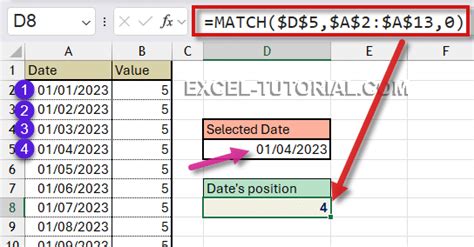Match Excel Date