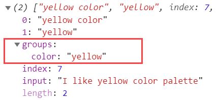Match Javascript Group