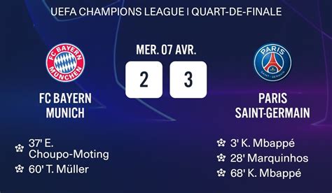 match psg bayern score