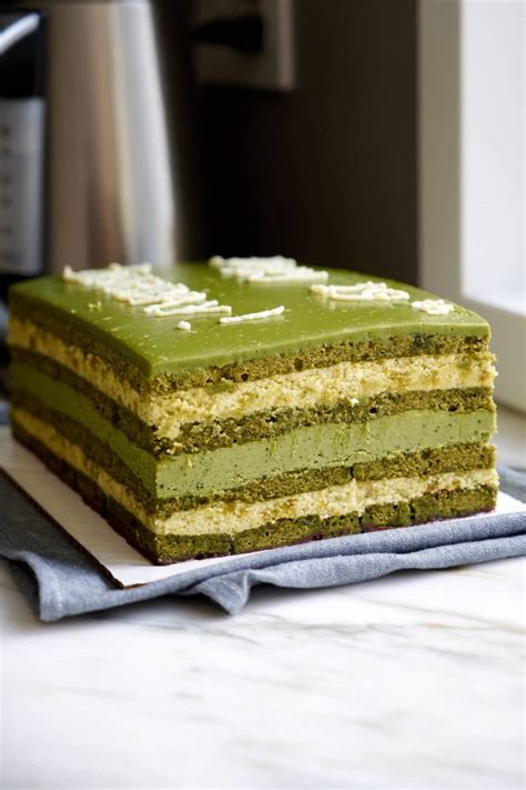Week 178 Coffee and matcha opera Opera cake, Cake recipes, Coffee buttercream