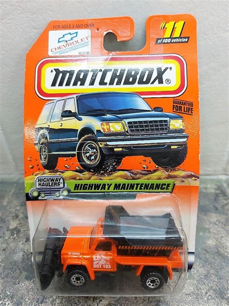 matchbox highway maintenance truck