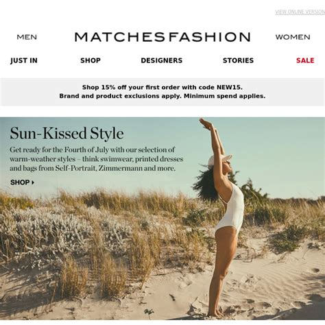 Make Shopping Easier With Matchesfashion Coupon