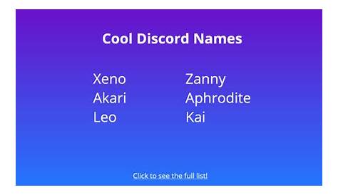 Aesthetic Usernames For Discord Pic Mullet - Bank2home.com