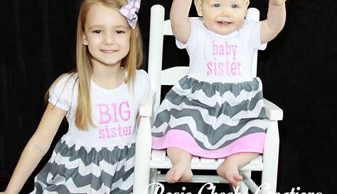 Little Sisters matching 3 pcs set | Little girl skirts, Sister outfits