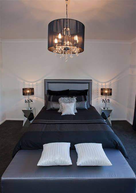 Matching lighting in black. Ceiling, table and standing lamps. in