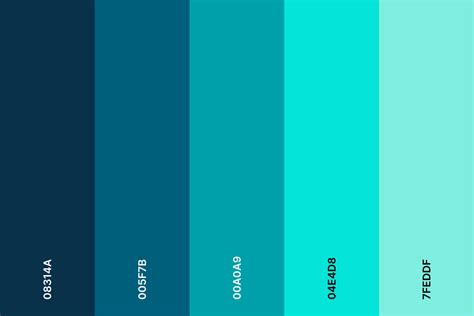 Colors to Pair with Teal Teal color palette, Color palette design