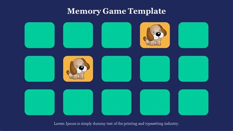 Matching Game Template Google Slides