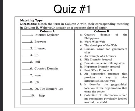 Matching Question Directions