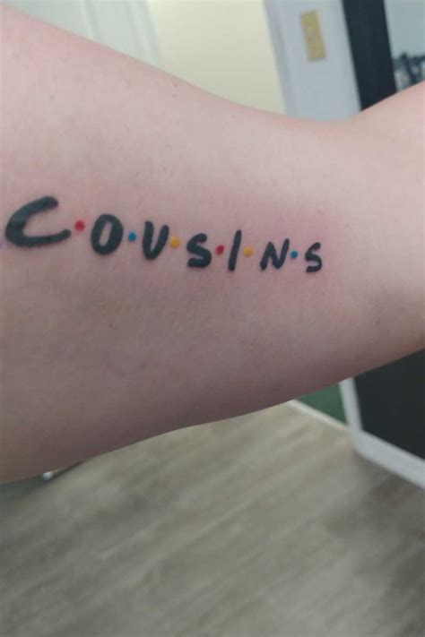 matching tattoos for cousins