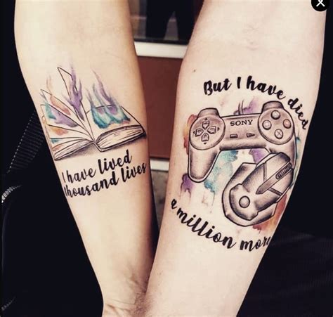 Matching Video Game Tattoos