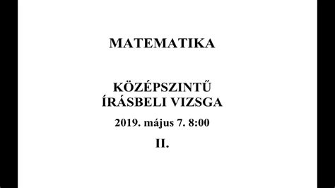 matek erettsegi 2018 majus