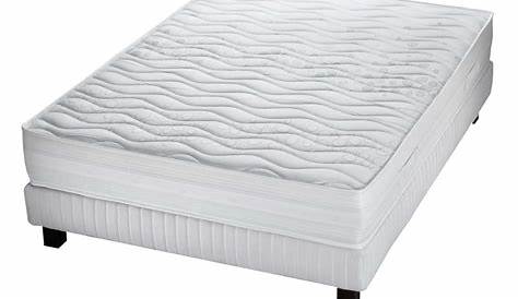 Matelas Soldes Conforama Ressorts + Sommier Tapissier 140x190 Cm VOLUPNIGHT