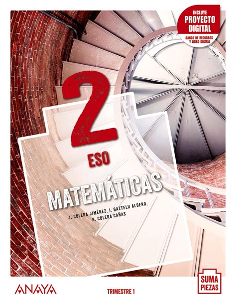 Soluciones Del Libro De Matematicas Anaya 2 Eso Libros Afabetización