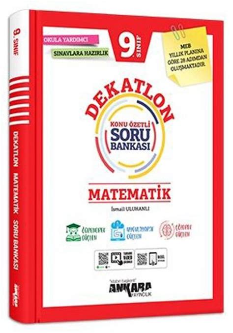 Karekök Yayınları 9. Sınıf Matematik Soru Bankası 2021