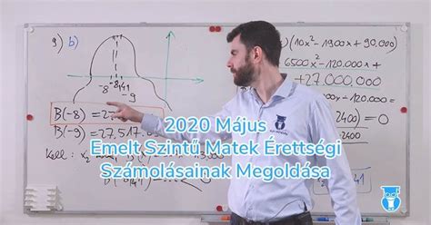 matematika érettségi 2020 május