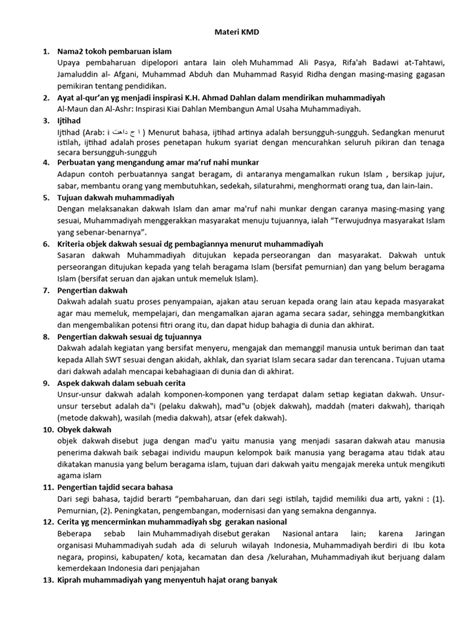 Materi KMD Kelas 5 MuhidaBelajar