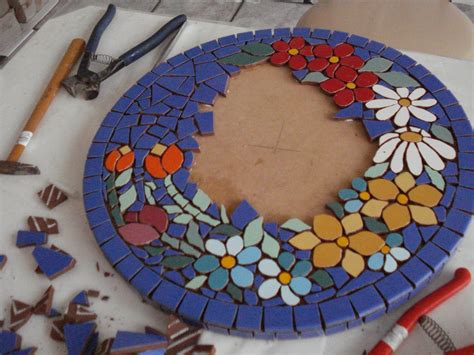materiais para fazer um mosaico