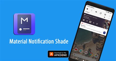 material notification shade mod apk