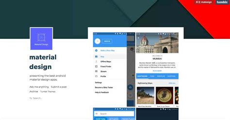 Material Design Application Examples