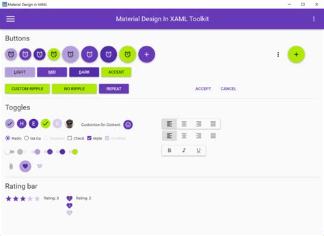 Material Design Toggle Switch Wpf