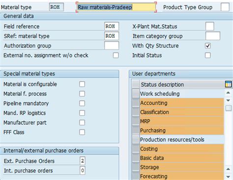 Material Group Vs Material Type In Sap
